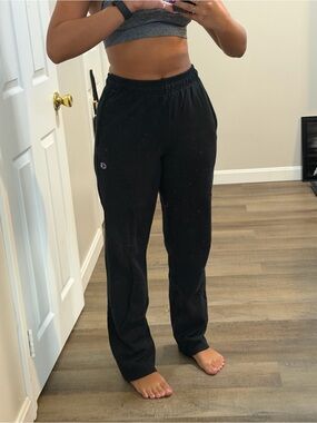 Champion Black Joggers with Elastic Waistband